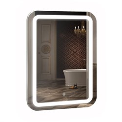 AZARIO Зеркало Мальта-2 550х800 c подсветкой и диммером, сенсорный выключатель, подогрев (ФР-00001215) ФР-00001215 - фото 337969