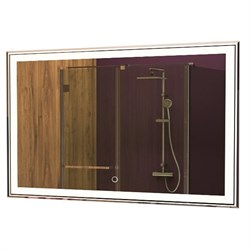 AZARIO Зеркало Melis 800х700 влагостойкое с подсветкой и диммером (CS00066635) CS00066635 - фото 338126
