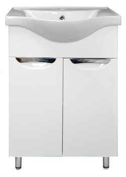 AZARIO Комплект Тумба Стиль- 55 550х870х310 с раковиной Basic 55 (CS00069264), цвет белый CS00069264 - фото 338227