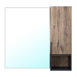 AZARIO Зеркало-шкаф Gris 90 880х160х800 цвет Дуб Веллингтон (CS00080416), цвет Дуб веллингтон CS00080416 - фото 338776
