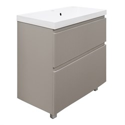 AZARIO Комплект Тумба Viola 80/2Н 800х450х850 напольная, с раковиной Астория 80, бежевый (CS00097141), цвет бежевый CS00097141 - фото 338877