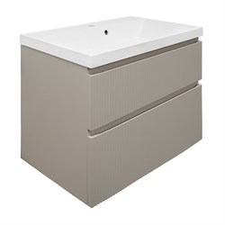 AZARIO Комплект Тумба Viola 80/2 800х450х650 подвесная с раковиной Астория 80, бежевый (CS00097144), цвет бежевый CS00097144 - фото 338901