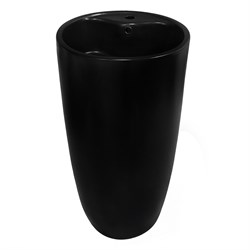 AZARIO Раковина напольная Tea 450х450х845 отдельностоящая, черный (AZ-M30149MB) AZ-M30149MB - фото 338992
