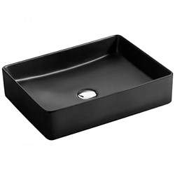 AZARIO Раковина-чаша 470х360х110 накладная, прямоугольная, черный матовый (AZ-2178-S-MB) AZ-2178-S-MB