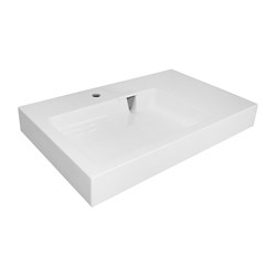AZARIO Раковина подвесная Ritsa 801х503х95 над стиральной машиной, белый (CS00093810) CS00093810 - фото 339469