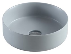 AZARIO Раковина накладная 346x346x114 цвет светло-серый матовый (AZ-3134-MFG SP) AZ-3134-MFG SP - фото 339529