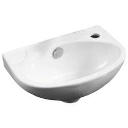 AZARIO Раковина 37 х25х15 угловая, белая (AZ-41203) AZ-41203 - фото 339776