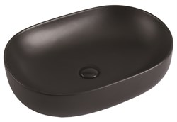 AZARIO Раковина накладная 600х415х135 цвет чёрный матовый (AZ-78326MB) AZ-78326MB