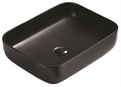 AZARIO Раковина накладная 500х390х130 цвет черный матовый (AZ-78109MB) AZ-78109MB - фото 339812