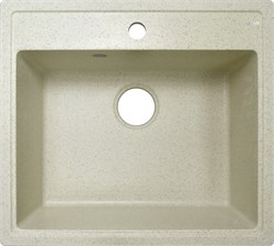 AZARIO Кухонная мойка Litos 570x505x200 искусственный мрамор, цвет Бежевый (CS00078324) CS00078324 - фото 339856