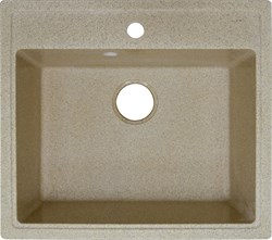 AZARIO Кухонная мойка Litos 570x505x200 искусственный мрамор, цвет Песочный (CS00078326) CS00078326 - фото 339864