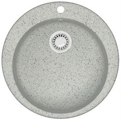 AZARIO Кухонная мойка Vital 507x507x200 искусственный мрамор, цвет Светло серый (CS00078348) CS00078348 - фото 339905