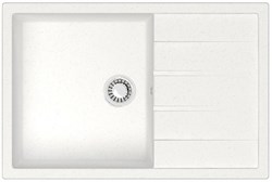 AZARIO Кухонная мойка Vision 750x505x218 искусственный мрамор, цвет Белый (CS00078336) CS00078336 - фото 340020