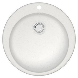 AZARIO Кухонная мойка Vital 507x507x200 искусственный мрамор, цвет Белый (CS00078342) CS00078342 - фото 340023