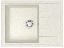 AZARIO Кухонная мойка Vision 750x505x218 искусственный мрамор, цвет Хлопок (CS00079703) CS00079703 - фото 340041