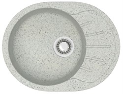AZARIO Кухонная мойка Light 575х440х215) искусственный мрамор, цвет Светло серый (CS00079923) CS00079923 - фото 340094