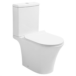 AZARIO Унитаз-компакт  Verde 650х380х790 напольный, безободковый, с быстросъемным сиденьем микролифт (AZ-8220) AZ-8220 - фото 340322