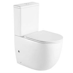 AZARIO Унитаз-компакт  Mitta 620х340х810 напольный, безободковый, в комплекте с сиденьем микролифт (AZ-2128) AZ-2128 - фото 341208