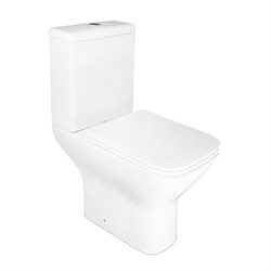 AZARIO Унитаз-компакт  Iris 600х380х775 напольный, безободковый, с сиденьем микролифт (AZ 8353) AZ-8353 - фото 341550