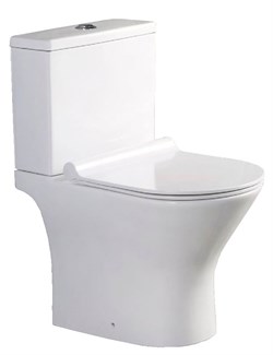 AZARIO Унитаз-компакт  Verde 615х360х745 напольный, безободковый, с сиденьем микролифт ( AZ-2224) AZ-2224 - фото 342262