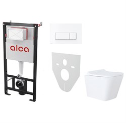 AZARIO Сет инсталляция Alсa AM101/1120-4:1 RU M570-0001 + унитаз Teramo AZ-0052 с сиденьем микролифт AM101/1120-4:1 RU M570-0001+AZ-0052 - фото 342994