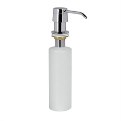 AZARIO Дозатор для жидких моющих средств врезной, 250ml, латунь, емкость - пластик, хром (AZ-114-Pl) AZ-114-Pl - фото 343651