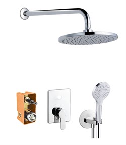 AZARIO Промо-комплект встраиваемый для душа TEVIS, хром (AZ-15490721) AZ-15490721 - фото 343726