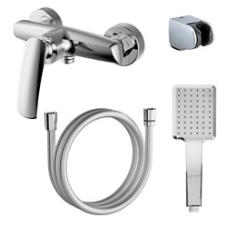 AZARIO Смеситель для душа REULEAUX с ручным душем, керамический картридж, хром (AZ-VWF338296C) AZ-VWF338296C - фото 344188