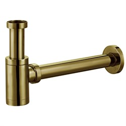 AZARIO Сифон для раковины G 1 1/4, без выпуска, цилиндр, латунь, бронза (AZ-108-BR) AZ-108-BR - фото 345025