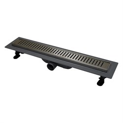AZARIO Душевой лоток STICK 900 мм, боковой слив D40, пластиковый, решетка из нержавеющей стали (AZCP11-90 Stick) AZCP11-90 Stick - фото 345240