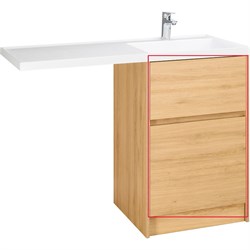 AQUATON Фасад для тумбы Лондри 60 Дуб Сантана (1A274801LH0C0) 1A274801LH0C0 - фото 347312