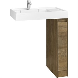 AQUATON Тумба под раковину Лондри 80 без фасада, Дуб Кантри (1A267101LHDY0) 1A267101LHDY0 - фото 347333