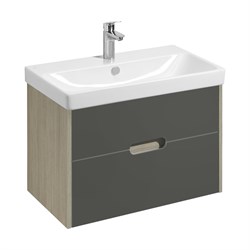 AQUATON Тумба под раковину Оливия 80 Грей/Дуб Ойстер (1A283101OLUG0) 1A283101OLUG0 - фото 347761