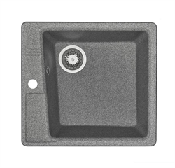 AQUATON Кухонная мойка Парма 510х470х175 мм., серая (1A713032PM230) 1A713032PM230 - фото 348214