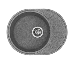 AQUATON Кухонная мойка Чезана, серая (1A711232CS230) 1A711232CS230 - фото 348255