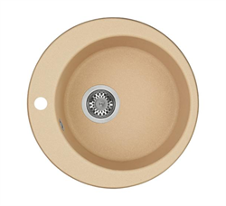 AQUATON Кухонная мойка Иверия 480 мм., латте (1A711032IV260) 1A711032IV260 - фото 348275