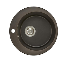 AQUATON Кухонная мойка Иверия 480мм., цвет кофе (1A711032IV280) 1A711032IV280 - фото 348596
