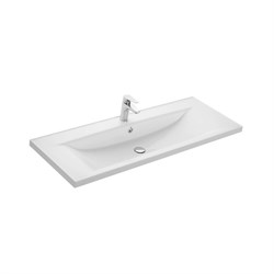 AQUATON Раковина Айрис 120, белая (1A729631AG010) 1A729631AG010 - фото 348679
