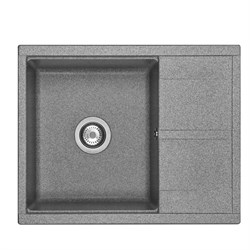 AQUATON Кухонная мойка Делия 65, серая (1A718632DE230) 1A718632DE230 - фото 348686