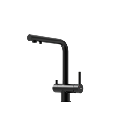 SANCOS Смеситель для кухни Foster с возможностью подключения фильтра для воды, цвет черный матовый, арт. SC4013MB SC4014MB