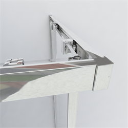 VINCEA Garda Душевой уголок прямоугольный размер 120x80 см, двери раздвижные, профиль - брашированное золото / стекло - прозрачное VSS-1G8012CLG - фото 354320