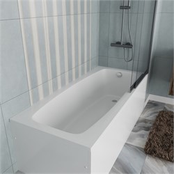 VINCEA Ванна акриловая VBT-2S170-LG с ножками 1700*750*440, пристенная, цвет белый VBT-2S170-LG