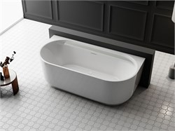 VINCEA Ванна акриловая VBT-621B, 1700*800*580, цвет белый, слив-перелив в комплекте, белый VBT-621B - фото 357091