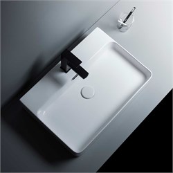 VINCEA Раковина керамическая VBS-303, 600*420*130 накладная, цвет белый VBS-303