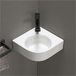 VINCEA Раковина керамическая VBS-502, 440*385*155, подвесная, цвет белый VBS-502