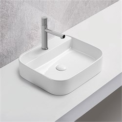 VINCEA Раковина керамическая VBS-50550, 500*400*110, накладная, цвет белый VBS-50550