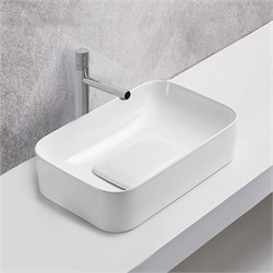 VINCEA Раковина керамическая VBS-50450, 505*380*150, накладная, цвет белый VBS-50450