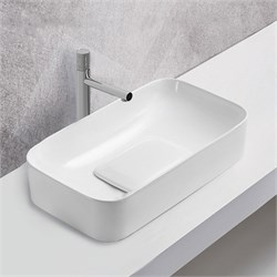 VINCEA Раковина керамическая VBS-50470, 705*380*150, накладная, цвет белый VBS-50470