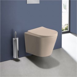 VINCEA Piatti Унитаз подвесной Piatti VT1-11SMC, цвет капучино матовый, ультратонкое soft-close сиденье VT1-11SMC - фото 357542