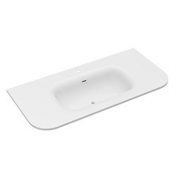 VINCEA Раковина Alto VCB-4A100MW, Corian, цвет белый матовый VCB-4A100MW